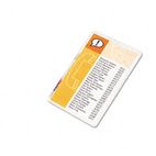 GBC HeatSeal Laminating Pouches, 5 mil, 5-1/2 x 3-1/2, Index Card Size, 25/Pack GBC3202002