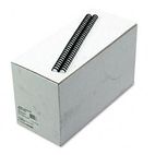 GBC ProClick Easy Edit Spines, 1/2" Diameter, 85 Sheet Capacity, Black, 100/Box GBC2514703