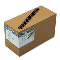 GBC ProClick Easy Edit Spines, 5/16" Diameter, 45 Sheet Capacity, Black, 100/Box GBC2514700
