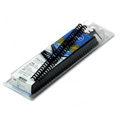 GBC ProClick Easy Edit Spines, 5/16" Diameter, 45 Sheet Capacity, Navy Blue, 25/Pack GBC2515663