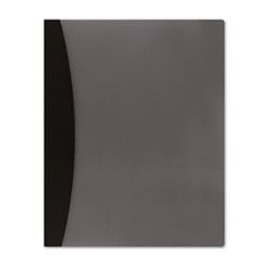 GBC Report Cover w/Hidden Swing Clip, Letter Size, Black GBC21533