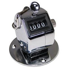 GBC Tally II Desk Model Tally Counter, Registers 0-9999, Chrome AVT9841005