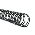 GBC WireBind Spines, 1/4" Diameter, 40 Sheet Capacity, Black, 100/Box GBC9775008