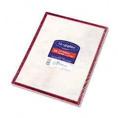 Geographics Design Paper, 24 lbs., Sicily, 8-1/2 x 11, Gray, 100/Pack GEO47373