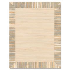 Geographics Design Paper, 60 lbs., Bamboo Weaved, 8-1/2 x 11, 100/Pack GEO47654