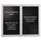 Ghent Enclosed Letterboard, 48 x 36 GHEPA23648BBK
