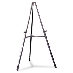 Ghent Triumph Display Easel, Adjust 36" to 62" High, Gray GHE19250