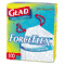 Glad Drawstring ForceFlex Tall Kitchen Bags, 13 gal, .95mil, 24 x 28, White, 100/Ctn COX70427