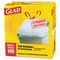 Glad Drawstring Tall Kitchen Bags, 13 gallon, .95mil, 24 x 48, White, 100/Box COX78374