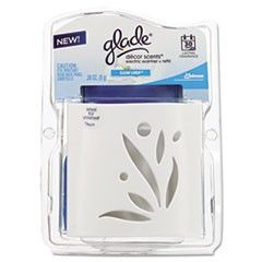 Glade Decor Scents Electric Warmer with Refill, Clean Linen Scent DRACB720465