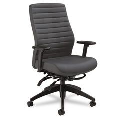 Global Aspen Series High-Back Multi-Tilt Chair, Onyx Vinyl GLB28513SO47