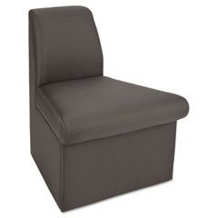 Global Braden Corner Unit Chair w/60-degree Outside, 24 x 27-1/2 x 30, Charcoal Gray GLB7872QL11