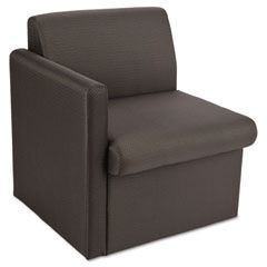 Global Braden Single Seat Reception Chair w/Right Arm, 24 x 27-1/2 x 30, Charcoal Gray GLB7870RQL11