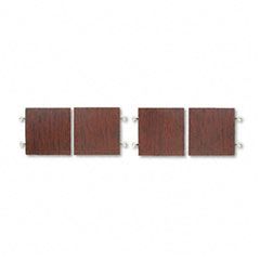 Global Genoa Series Doors For Hutch, 68-5/8w x 18-5/8h, Mahogany, 4/Set GLBGDOOR66MAF