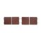 Global Genoa Series Doors For Hutch, 68-5/8w x 18-5/8h, Mahogany, 4/Set GLBGDOOR66MAF