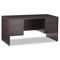 Global Genoa Series Double Pedestal Desk, 60w x 30d x 29h, Dark Espresso GLBG3060DPDES