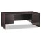 Global Genoa Series Double Pedestal Desk, 72w x 36d x 29h, Dark Espresso GLBG3672DPDES