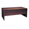 Global Genoa Series Double Pedestal Desk, 72w x 36d x 29h, Mahogany GLBG3672DPMAF