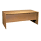 Global Genoa Series Double Pedestal Desk, 72w x 36d x 29h, Oak GLBG3672DPHVO