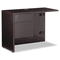Global Genoa Series "L" Workstation Return, Left, 40w x 20d x 29h, Dark Espresso GLBG2040FLDES