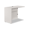 Global Genoa Series "L" Workstation Return, Left, 40w x 20d x 29h, Gray GLBG2040FLGRY