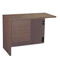 Global Genoa Series "L" Workstation Return, Left, 40w x 20d x 29h, Mahogany GLBG2040FLMAF