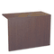 Global Genoa Series "L" Workstation Return, Left, 40w x 20d x 29h, Mahogany GLBG2040FLMAF