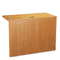 Global Genoa Series "L" Workstation Return, Left, 40w x 20d x 29h, Oak GLBG2040FLHVO