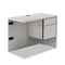 Global Genoa Series "L" Workstation Return, Right, 40w x 20d x 29h, Gray GLBG2040FRGRY