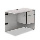 Global Genoa Series "L" Workstation Return, Right, 40w x 20d x 29h, Gray GLBG2040FRGRY