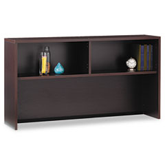 Global Genoa Series Open Hutch For Credenza, 66w x 15d x 36h, Dark Espresso GLBG66HOCBDES