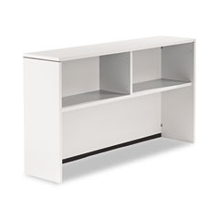 Global Genoa Series Open Hutch For Credenza, 66w x 15d x 36h, Gray GLBG66HOCBGRY