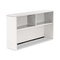 Global Genoa Series Open Hutch For Credenza, 66w x 15d x 36h, Gray GLBG66HOCBGRY