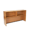 Global Genoa Series Open Hutch For Credenza, 66w x 15d x 36h, Oak GLBG66HOCBHVO