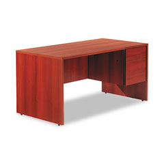 Global Genoa Series Right Pedestal Workstation Desk, 60w x 30d x 29h, Avant Cherry GLBG3060SPRAWC
