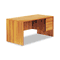 Global Genoa Series Right Pedestal Workstation Desk, 60w x 30d x 29h, Avant Honey GLBG3060SPRAWH