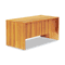 Global Genoa Series Right Pedestal Workstation Desk, 60w x 30d x 29h, Avant Honey GLBG3060SPRAWH