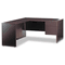 Global Genoa Series Right Pedestal Workstation Desk, 60w x 30d x 29h, Dark Espresso GLBG3060SPRDES