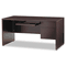 Global Genoa Series Right Pedestal Workstation Desk, 60w x 30d x 29h, Dark Espresso GLBG3060SPRDES