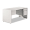 Global Genoa Series Right Pedestal Workstation Desk, 60w x 30d x 29h, Gray GLBG3060SPRGRY