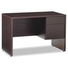 Global Genoa Series Single Right Pedestal Desk, 45w x 24d x 29h, Dark Espresso GLBG2445SPRDES