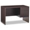 Global Genoa Series Single Right Pedestal Desk, 45w x 24d x 29h, Dark Espresso GLBG2445SPRDES