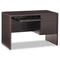 Global Genoa Series Single Right Pedestal Desk, 45w x 24d x 29h, Dark Espresso GLBG2445SPRDES