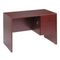 Global Genoa Series Single Right Pedestal Desk, 45w x 24d x 29h, Mahogany GLBG2445SPRMAF