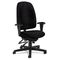 Global Granada Series High-Back Multi-Tilter Chair, Polypropylene Fabric, Black GLB32173NBKPB09