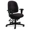 Global Granada Series Low-Back Multi-Tilter Chair, Polypropylene Fabric, Black GLB32123NBKPB09