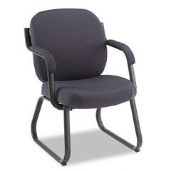Global Guest Arm Chair, 21-1/4 x 19-1/2 x 34, Charcoal GLB4735BKST11