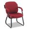 Global Guest Arm Chair, Burgundy GLB4735BKST15