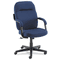 Global High-Back Swivel/Tilt Chair, Back: 21-1/4 x 19-1/2 x 23-3/4, Midnite GLB4736BKST12