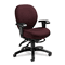 Global Mallorca Mid-Back Multi-Tilt Chair, 20-1/2 x 20-1/2 x 39-1/2, Bordeaux GLB27813T608